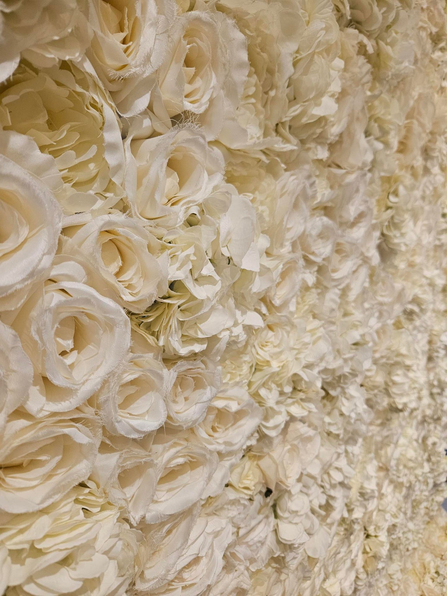 Ivory Flower Wall