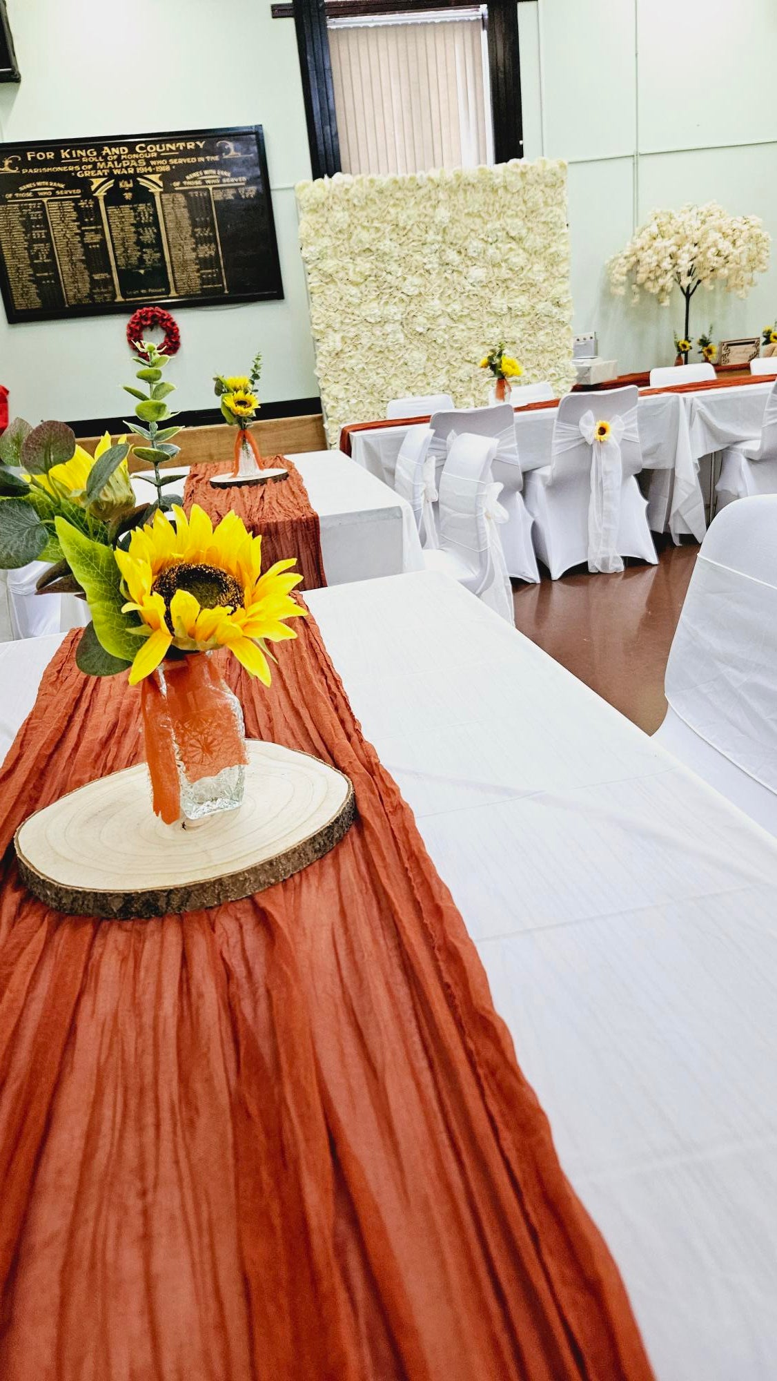 Ivory Flower Wall