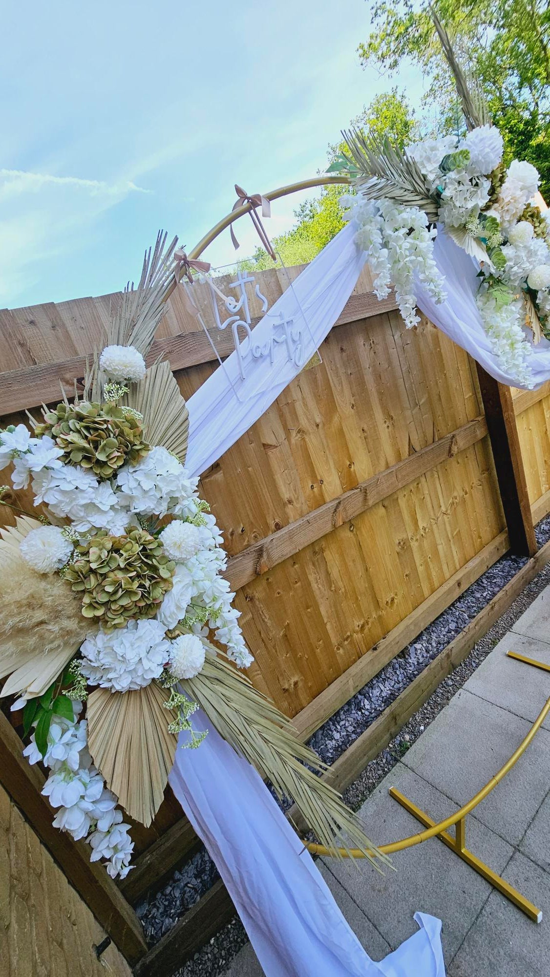 Gold Hoop Display