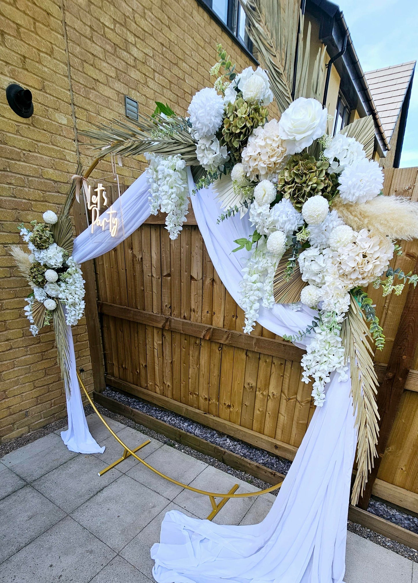 Gold Hoop Display