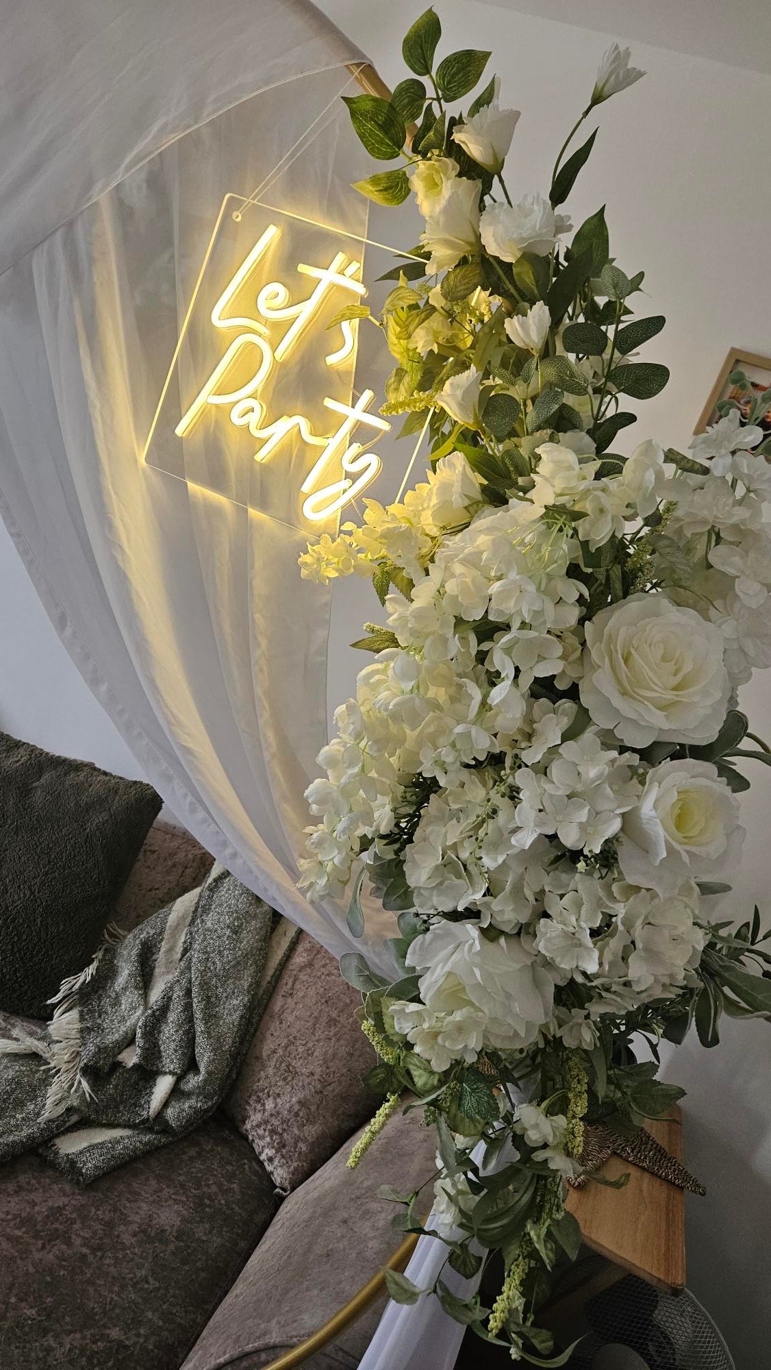 Gold Hoop Display