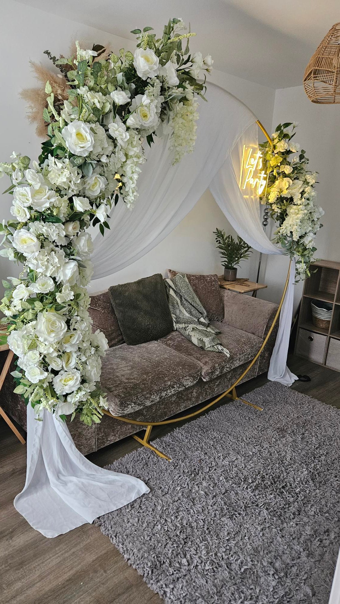 Gold Hoop Display