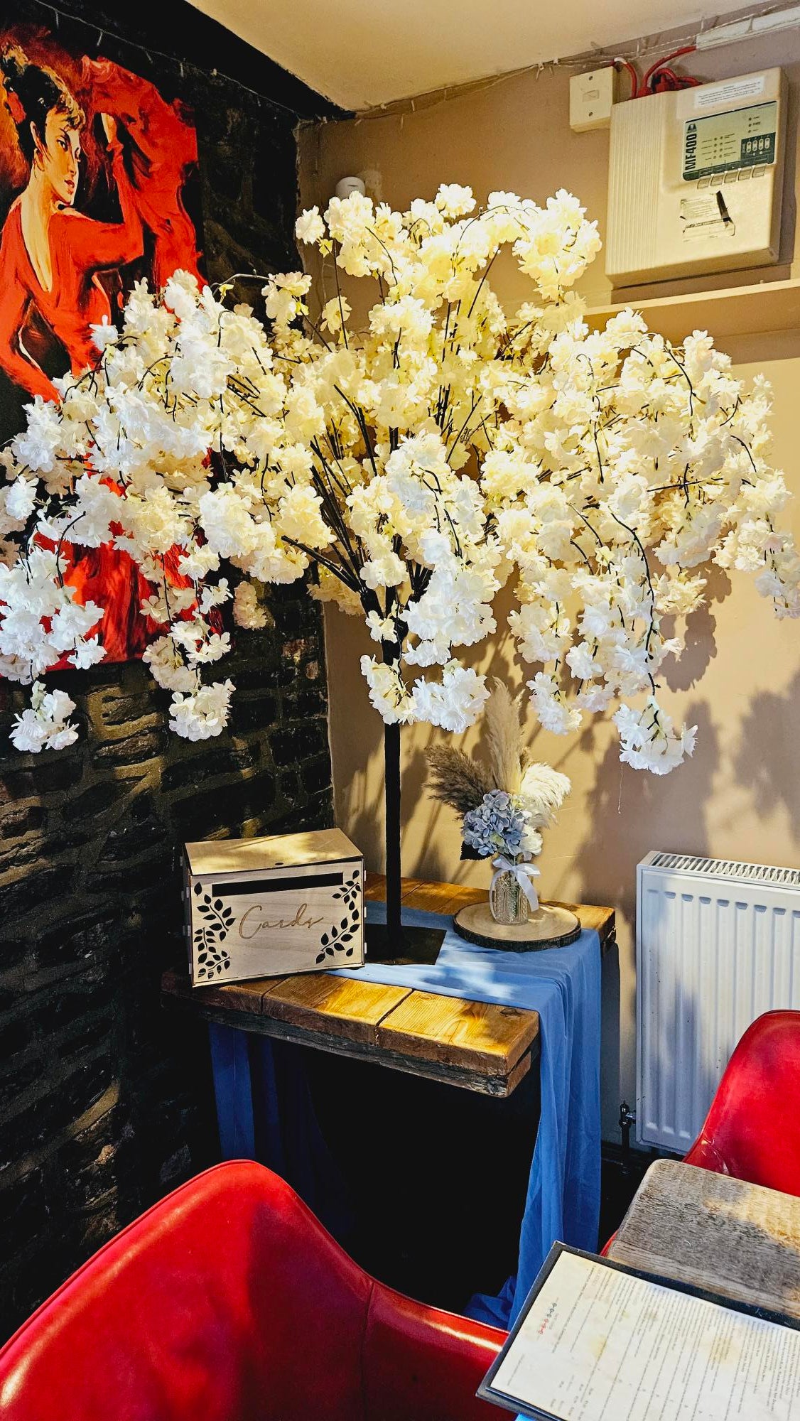 Ivory Flower Wall