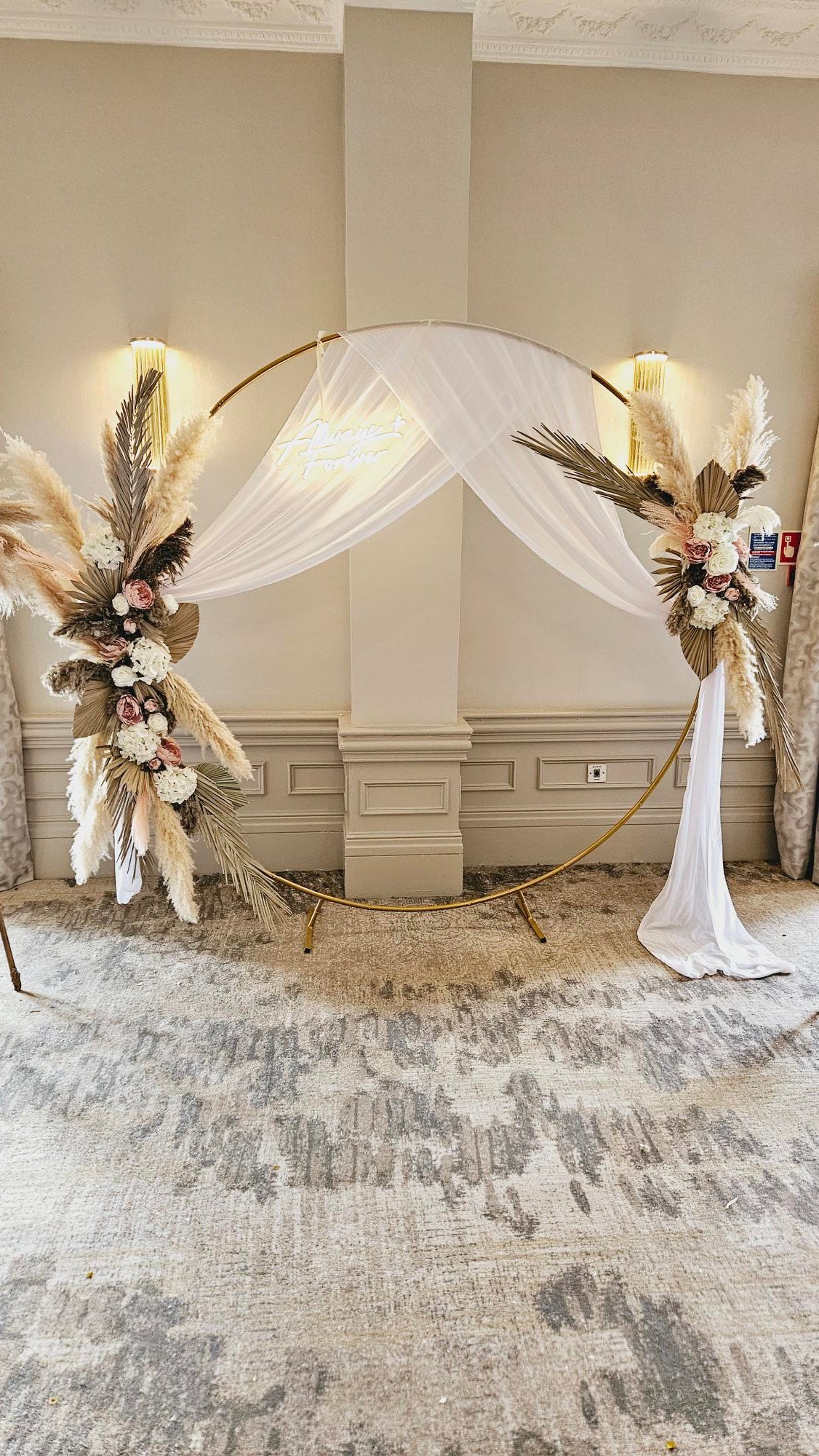 Gold Hoop Display