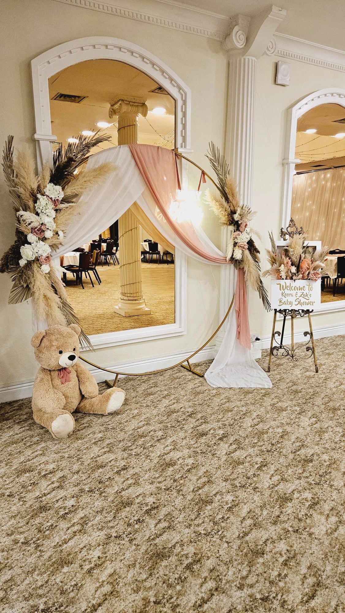 Gold Hoop Display