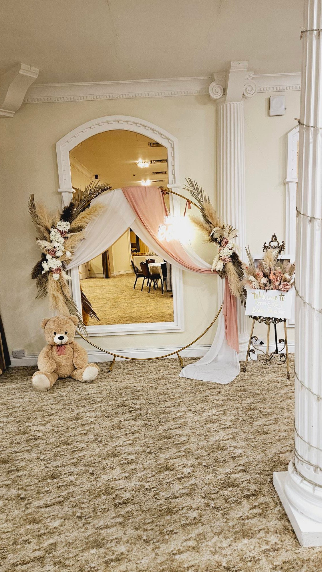 Gold Hoop Display
