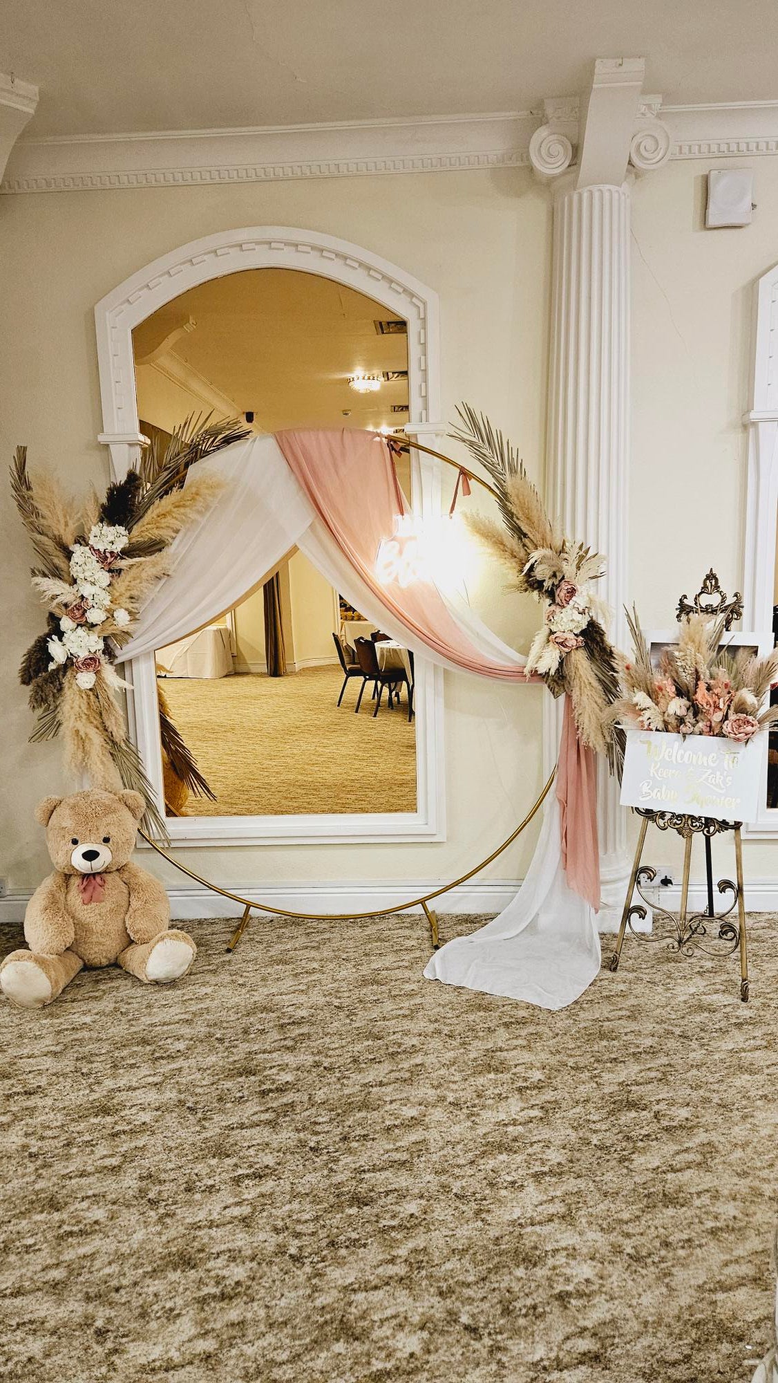 Gold Hoop Display