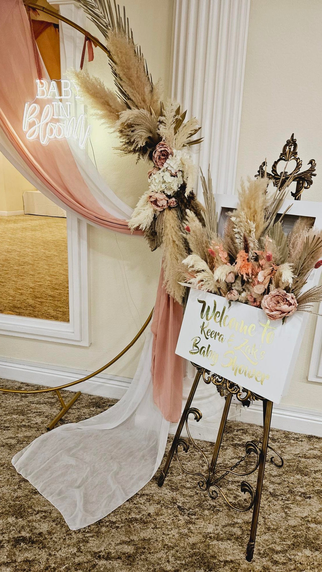 Gold Hoop Display