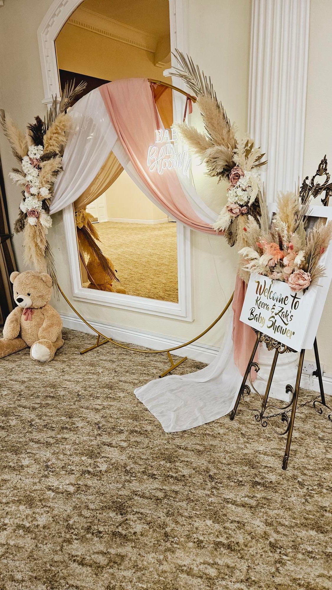 Gold Hoop Display