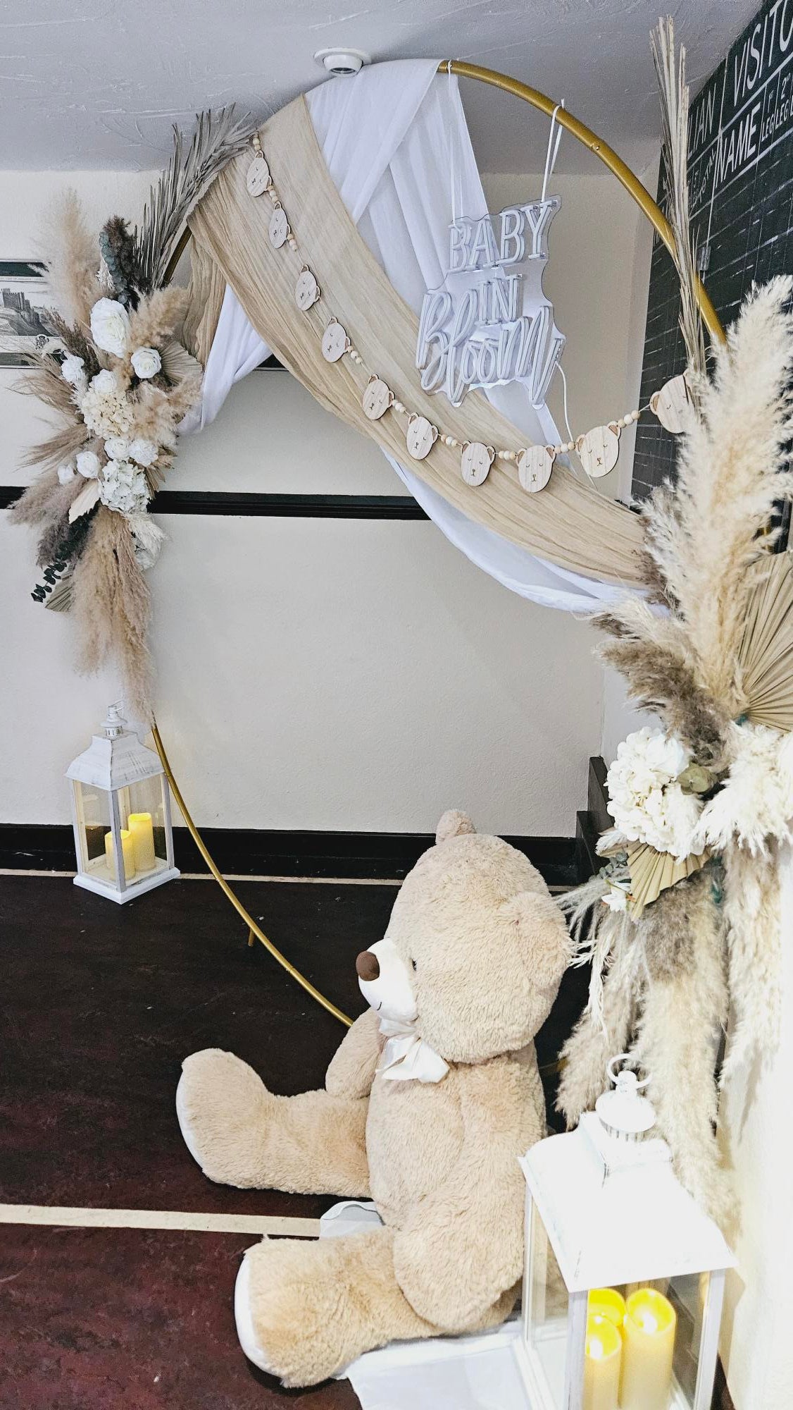 Gold Hoop Display