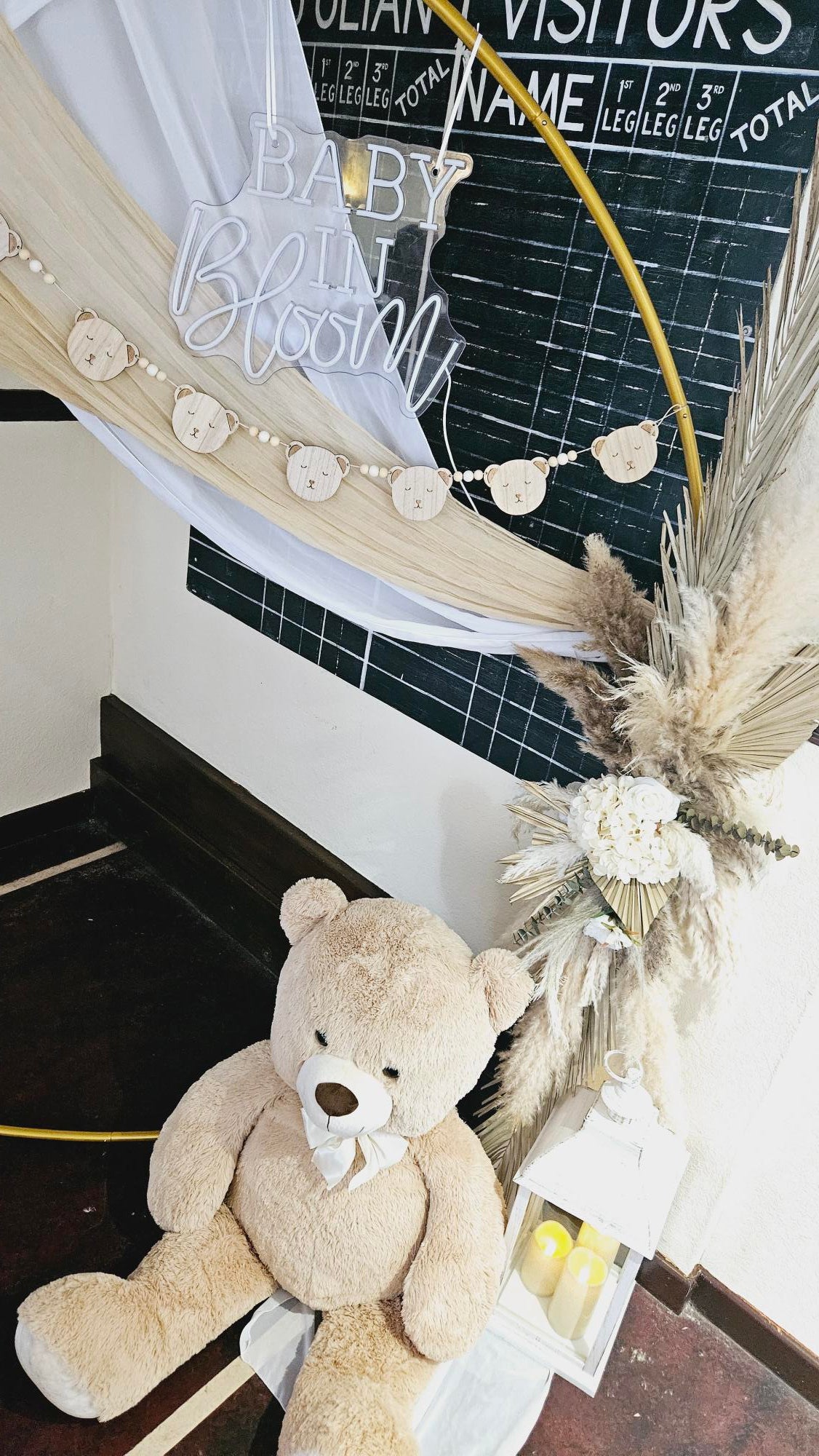 Gold Hoop Display