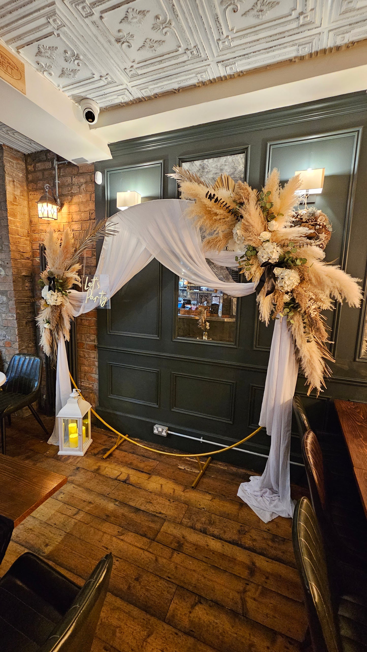 Gold Hoop Display