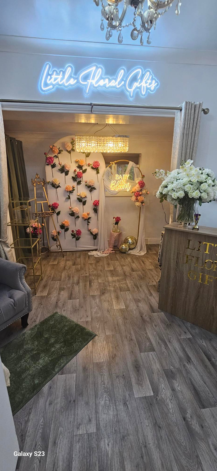 The Bloom Bar Backdrop