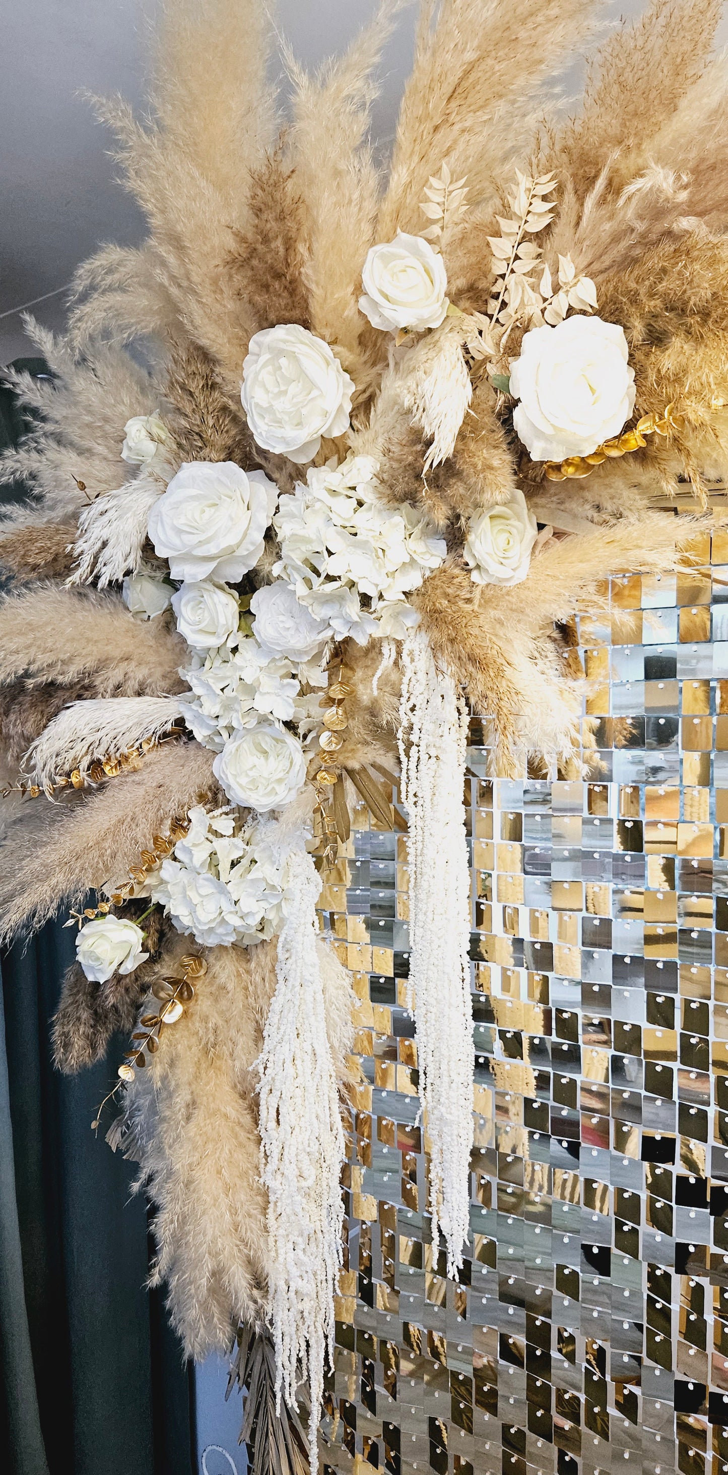 Gold Shimmer Wall