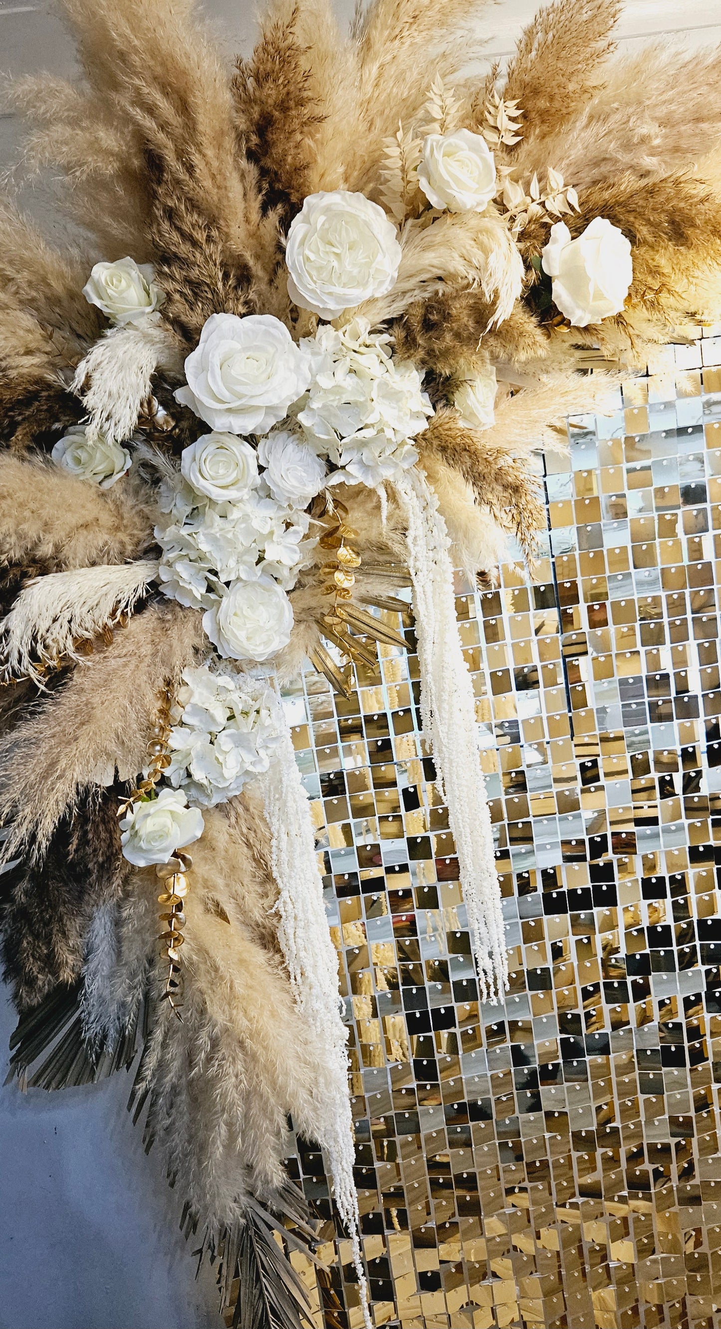 Gold Shimmer Wall