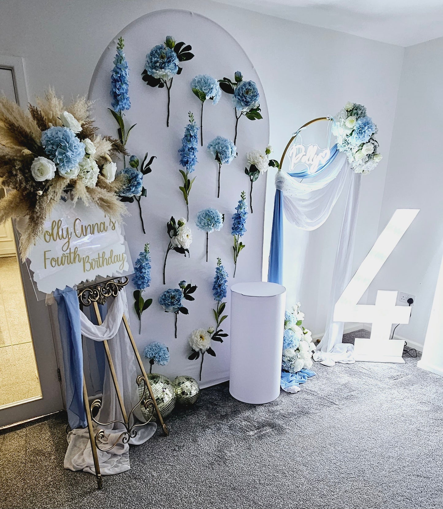 The Bloom Bar Backdrop
