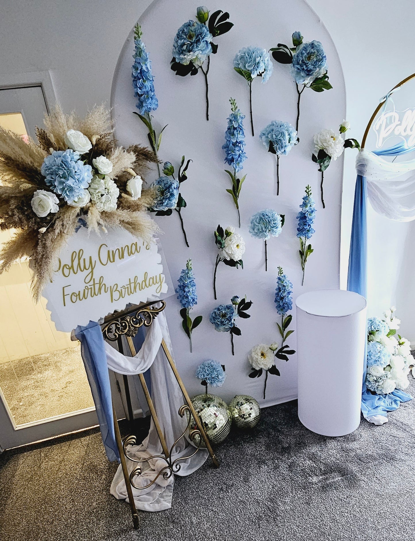 The Bloom Bar Backdrop