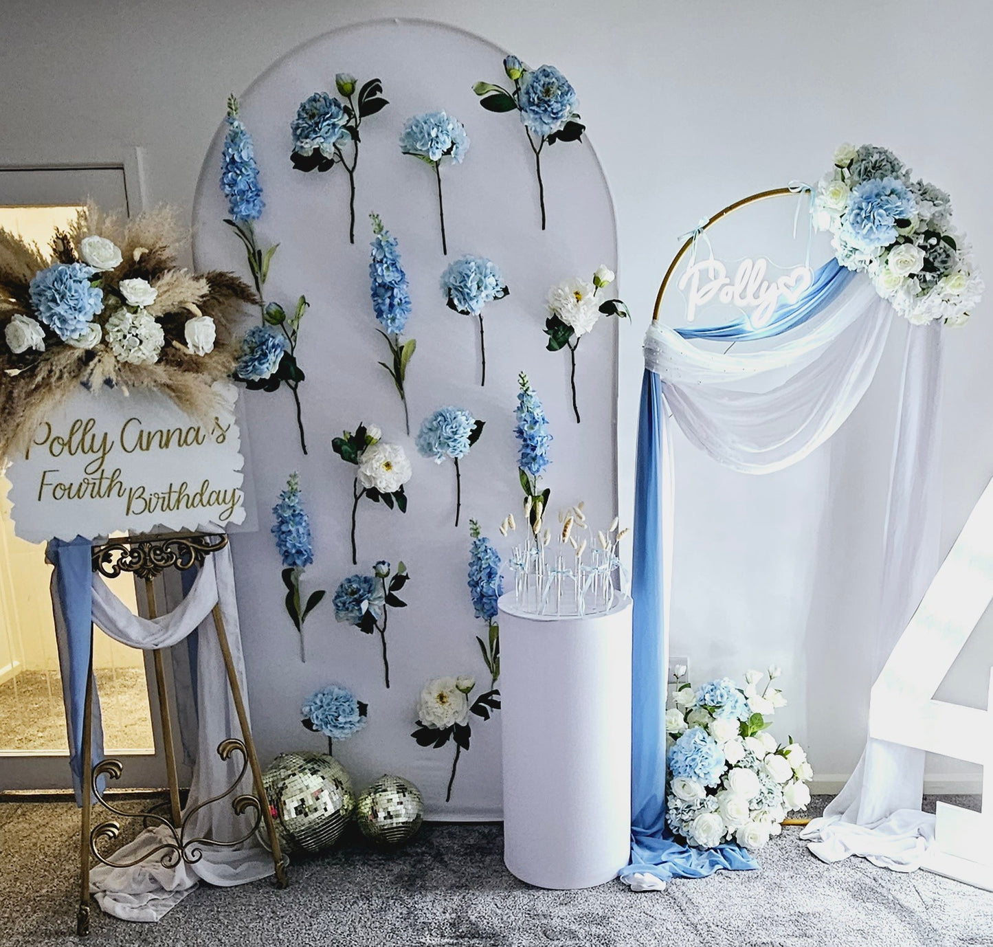 The Bloom Bar Backdrop