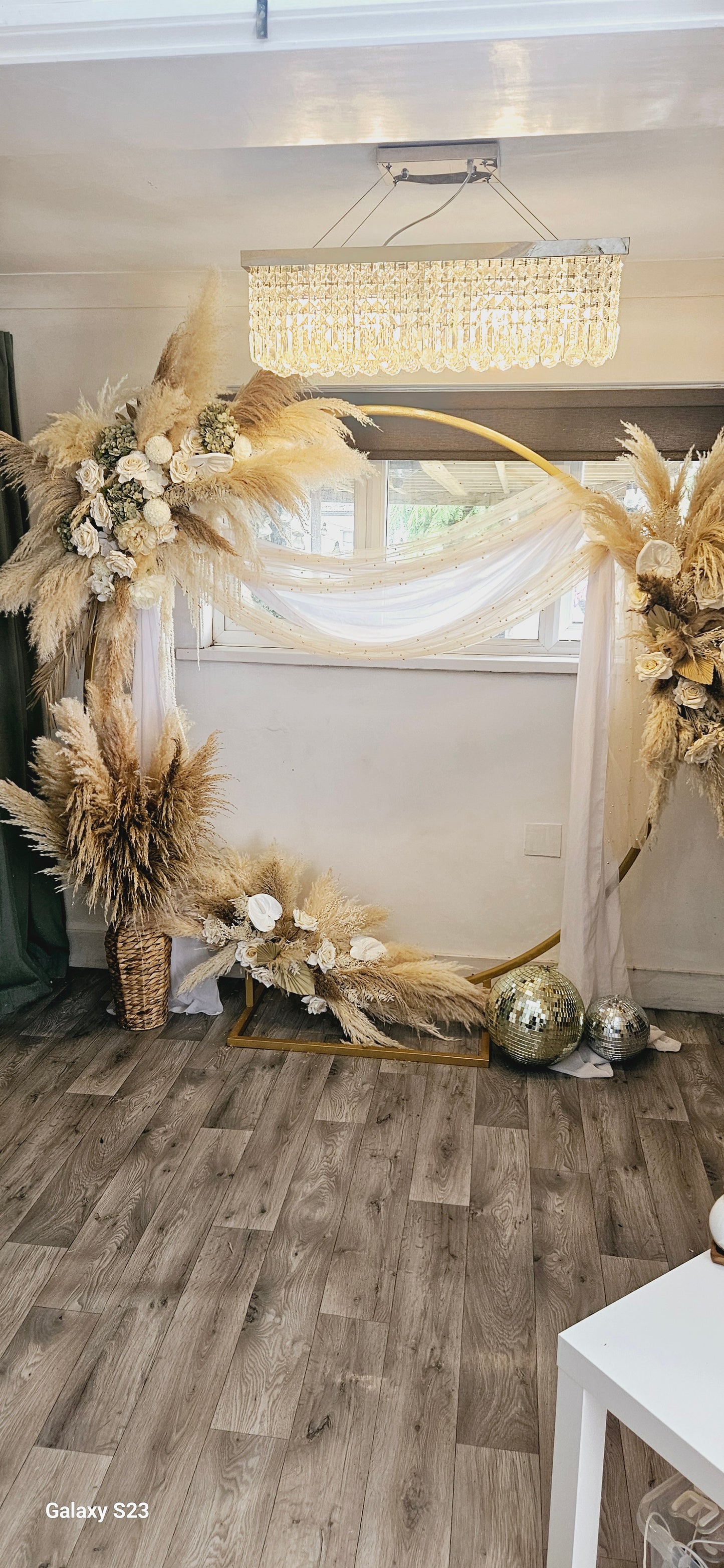 Gold Hoop Display