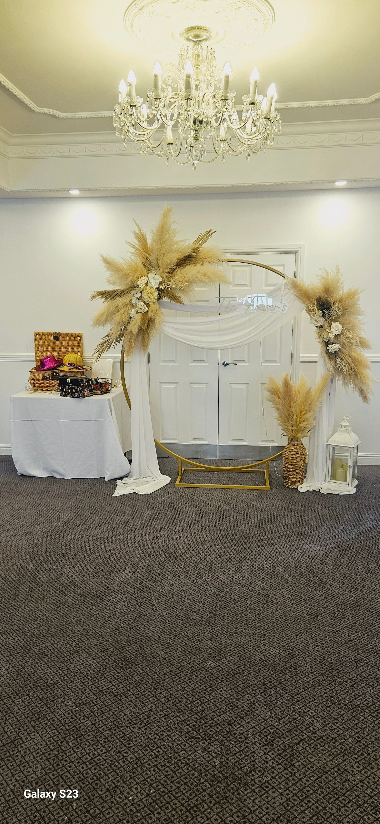 Gold Hoop Display