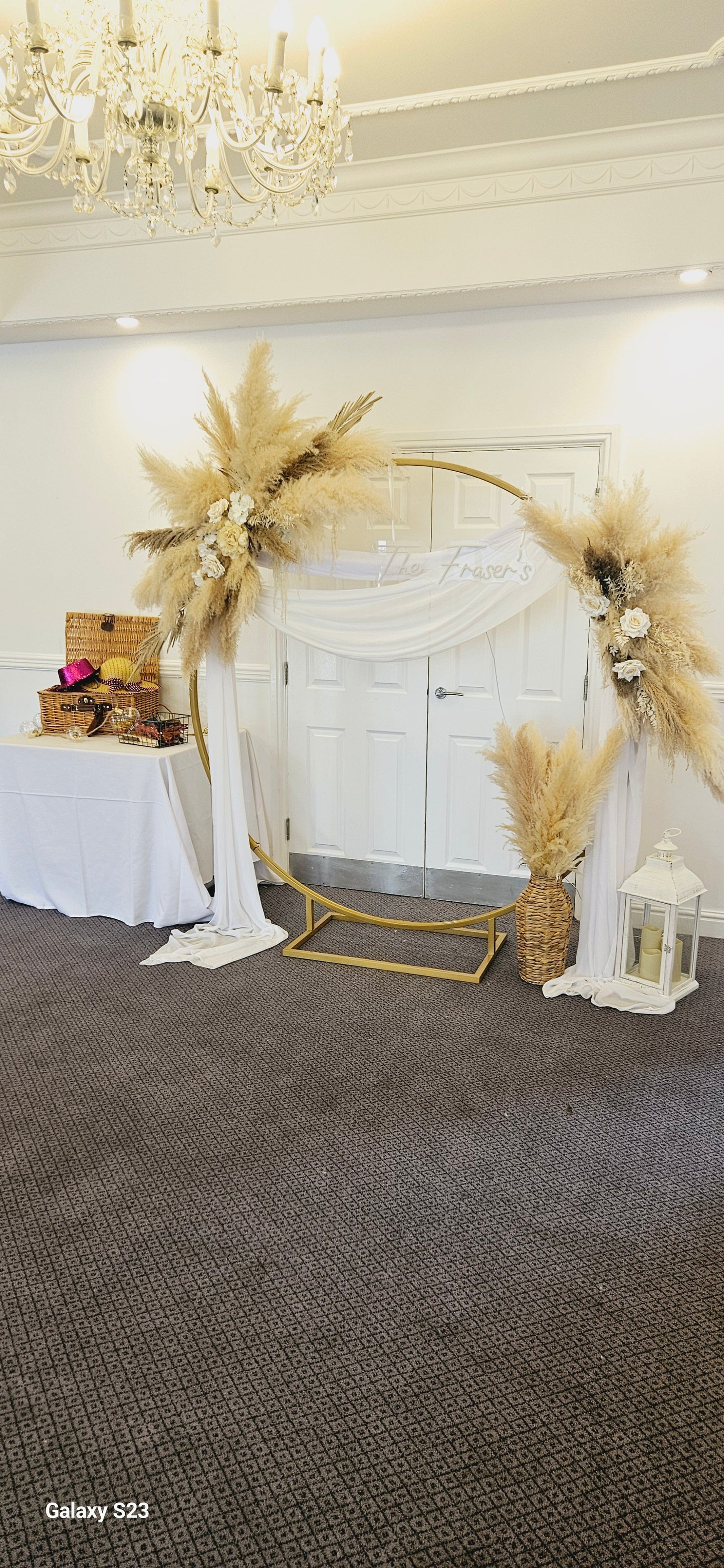 Gold Hoop Display
