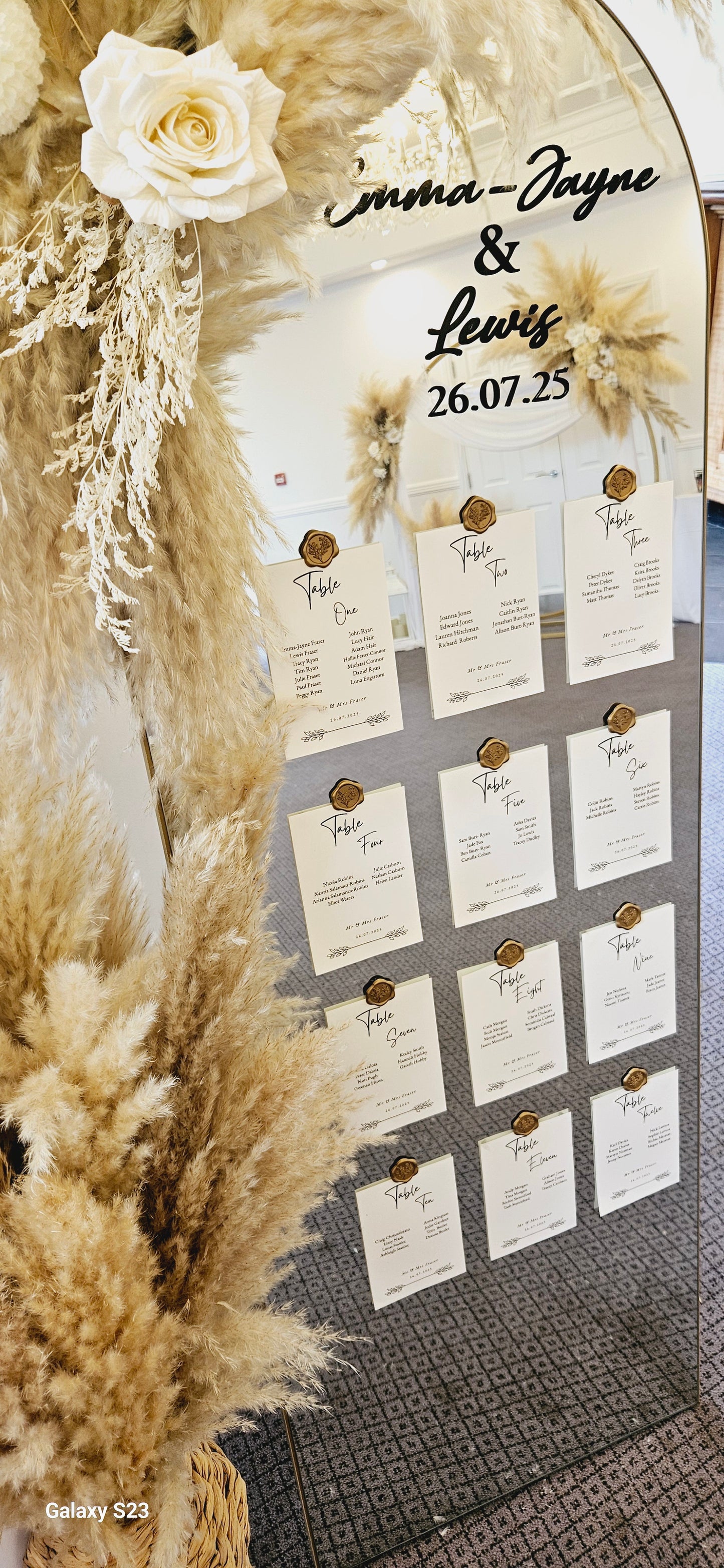 Mirror Table Planner