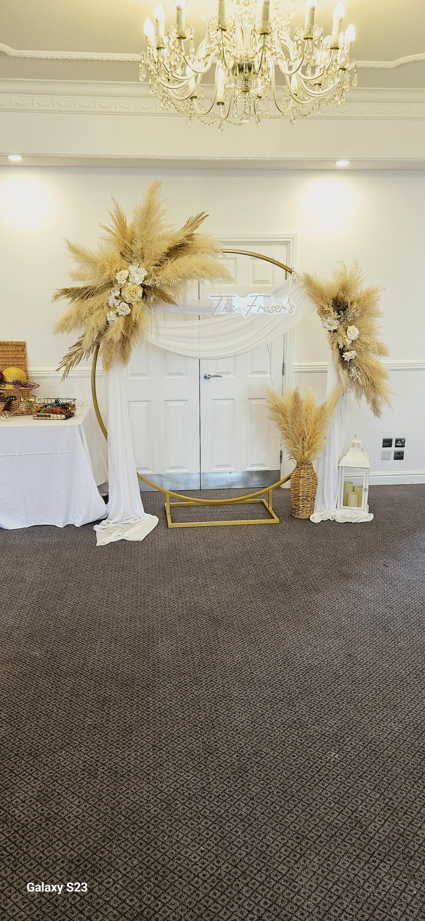 Gold Hoop Display