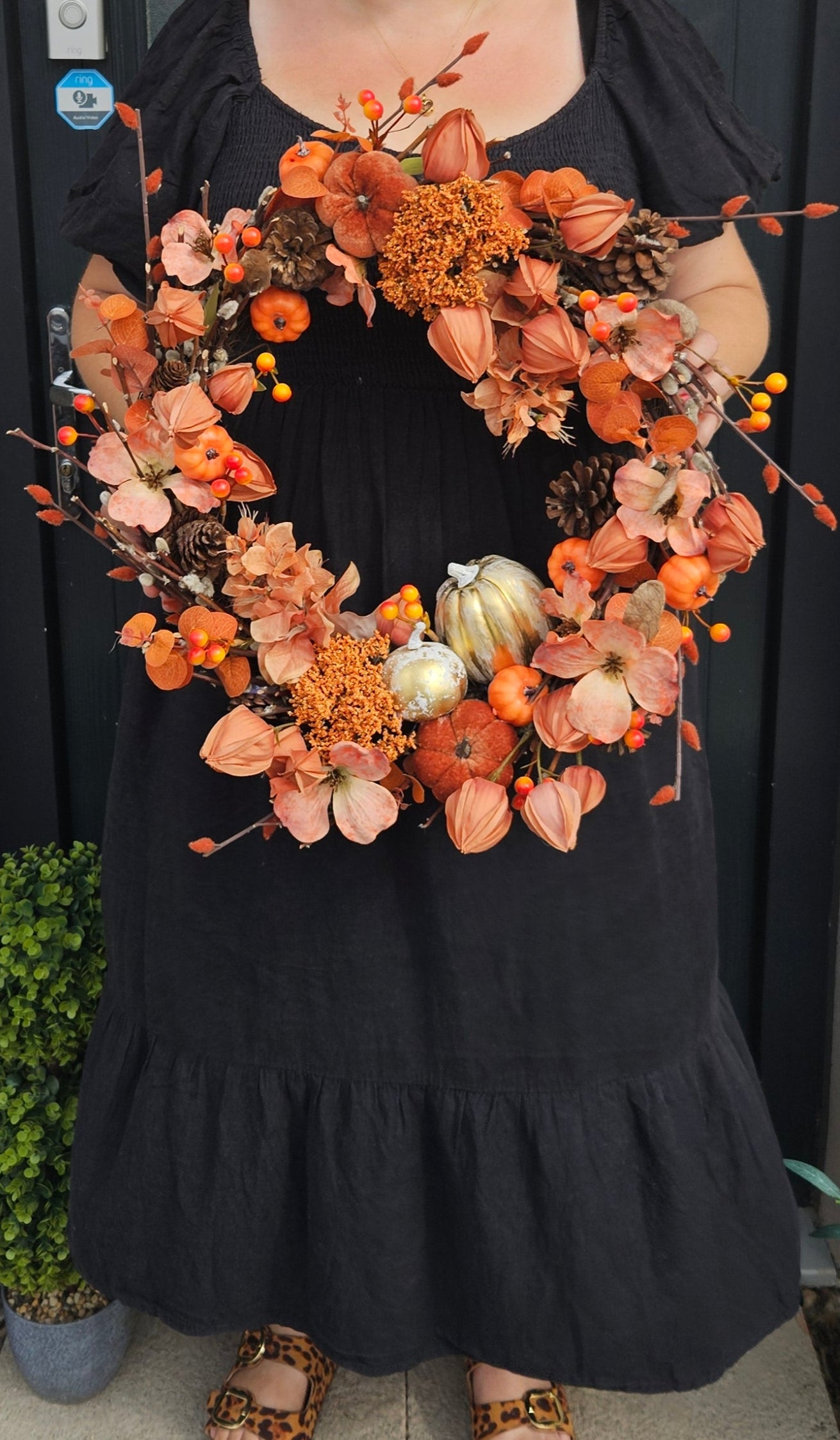 Autumn Wreath - Burnt Orange