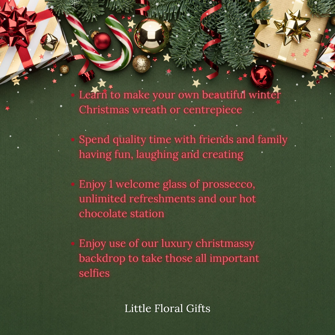 Christmas Workshop Sunday 14th December