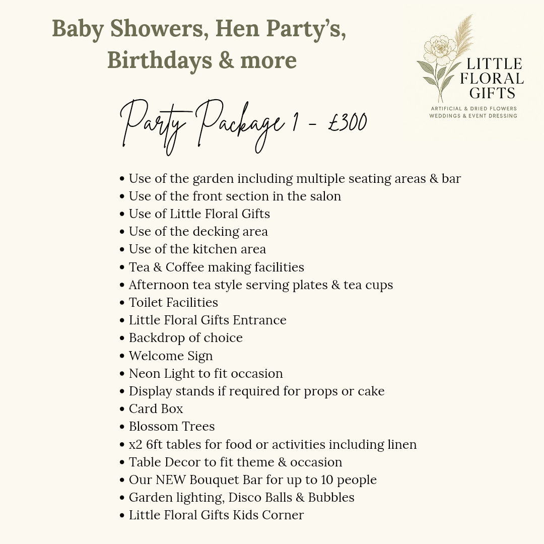 The Hideaway Venue & Party Packages