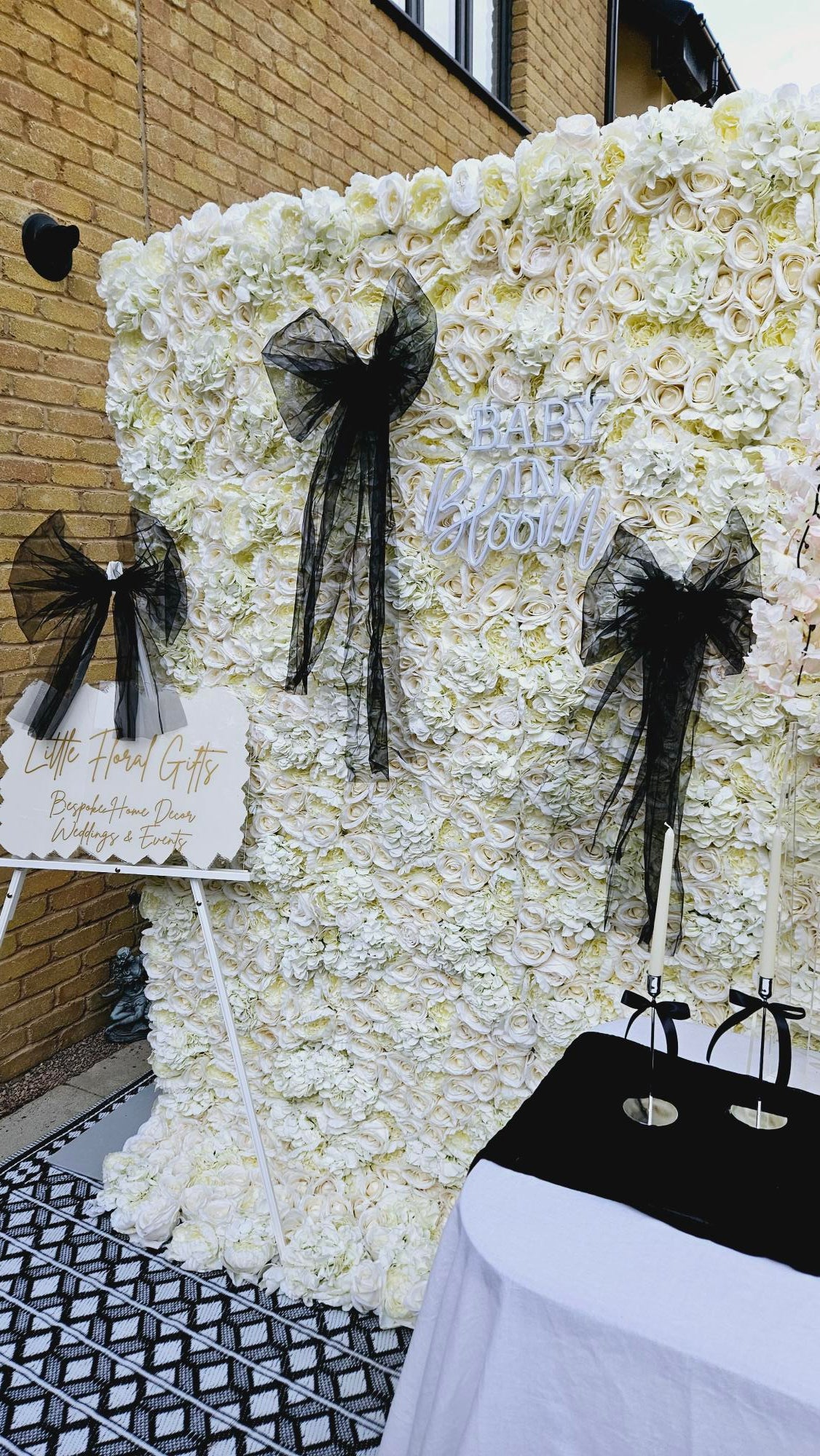 Luxury Flower Wall Package - One Day Hire