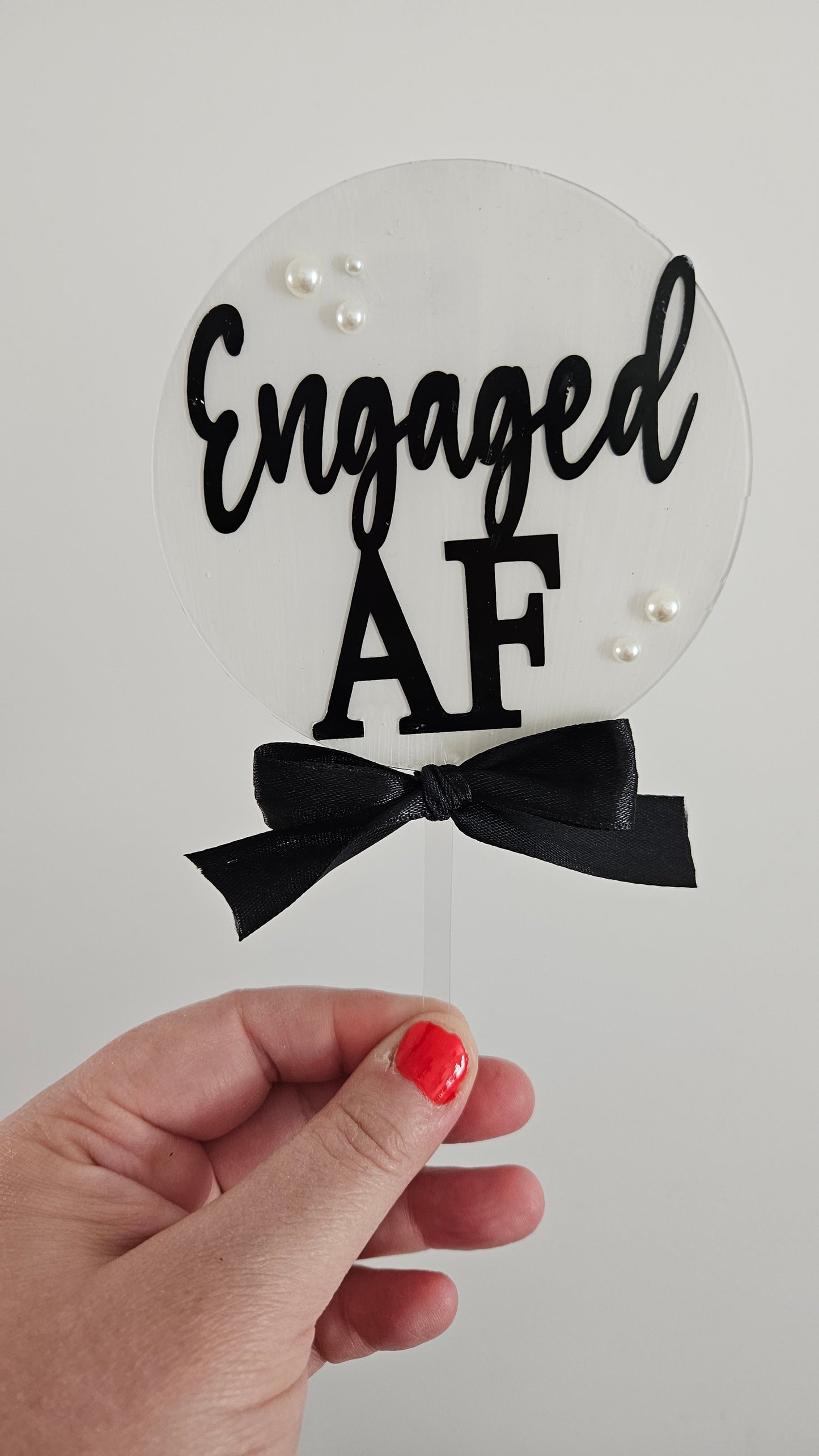 Cake Topper: Acrylic - Personalised for any Occasion Cake