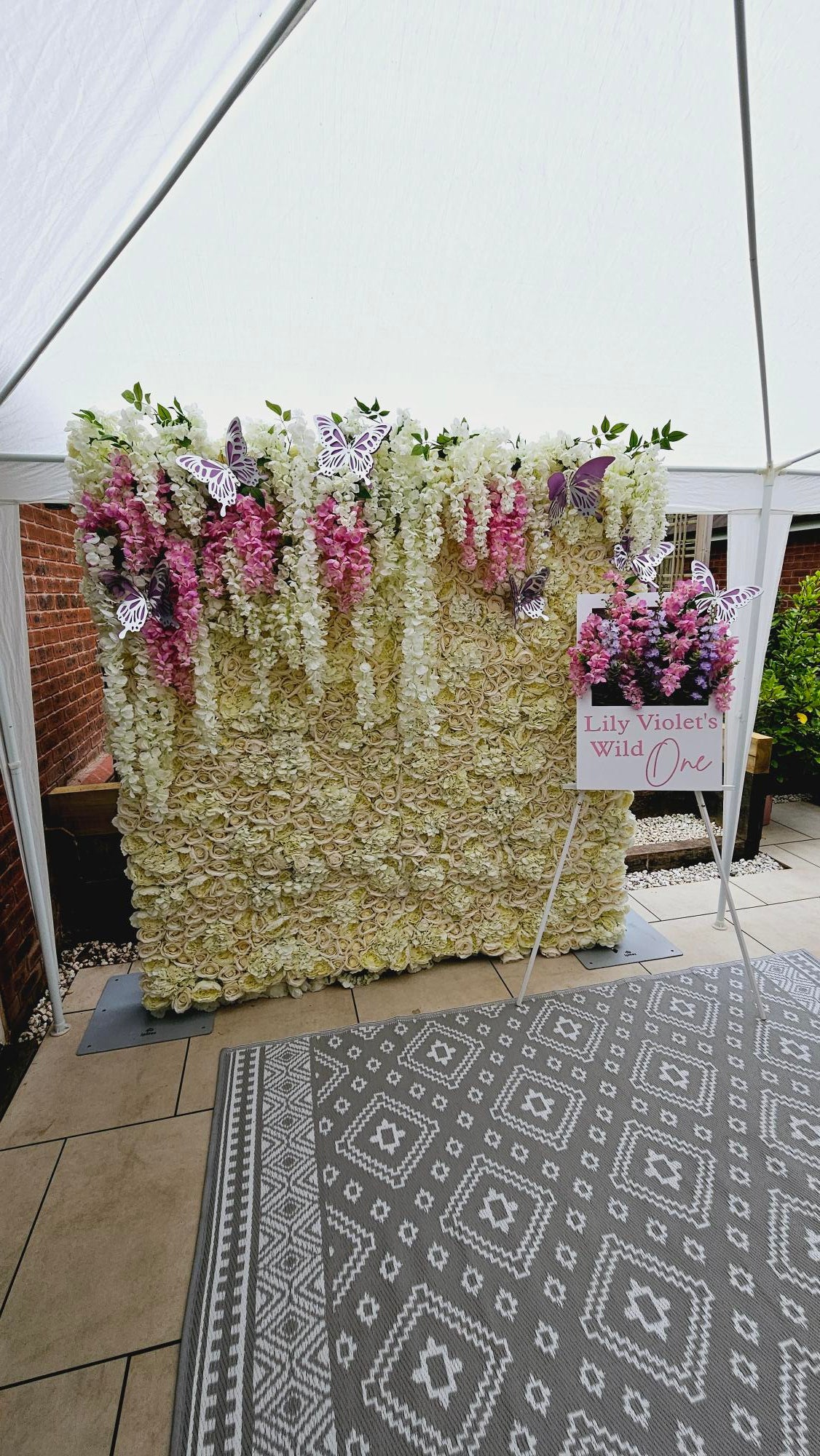 Luxury Flower Wall Package - One Day Hire