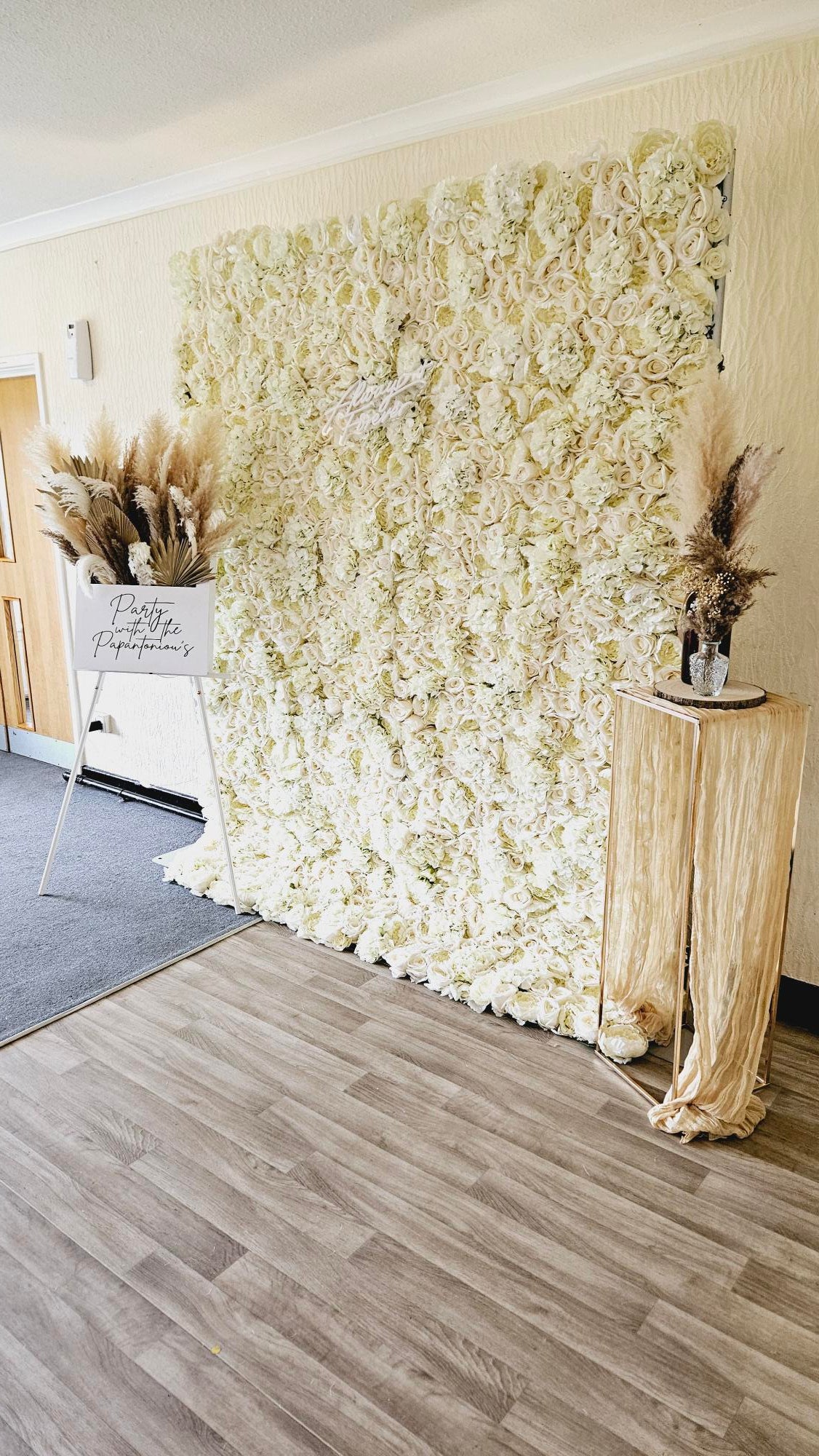 Luxury Flower Wall Package - One Day Hire