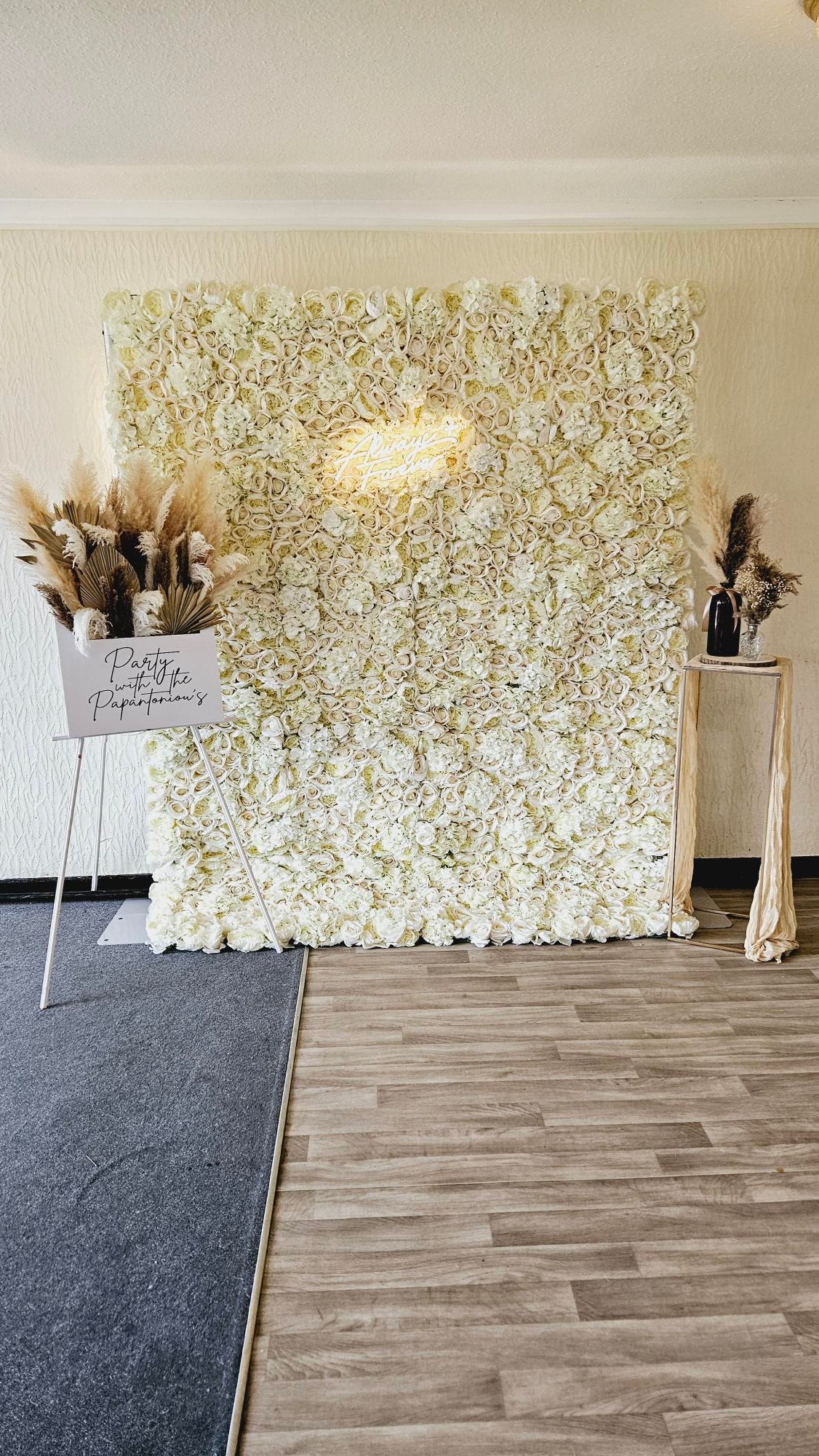 Luxury Flower Wall Package - One Day Hire