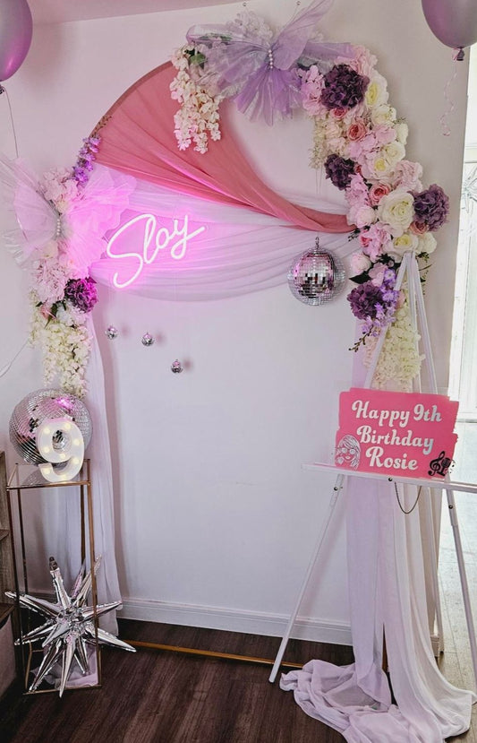 Taylor Swift Inspired Floral Arch