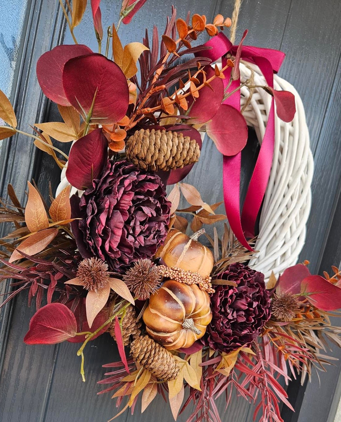 Autumn Wreath - Chunky Willow Heart