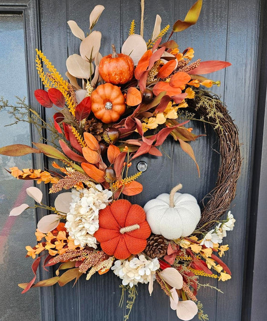 Autumn Wreath - Burnt Orange