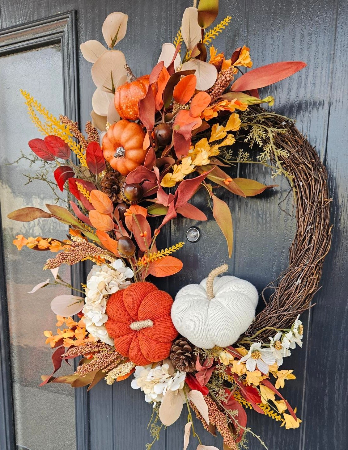 Autumn Wreath - Burnt Orange