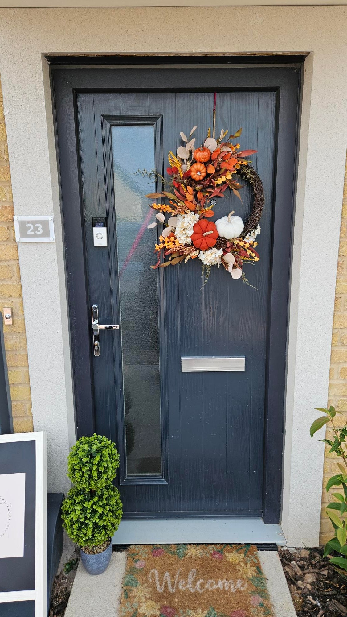 Autumn Wreath - Burnt Orange