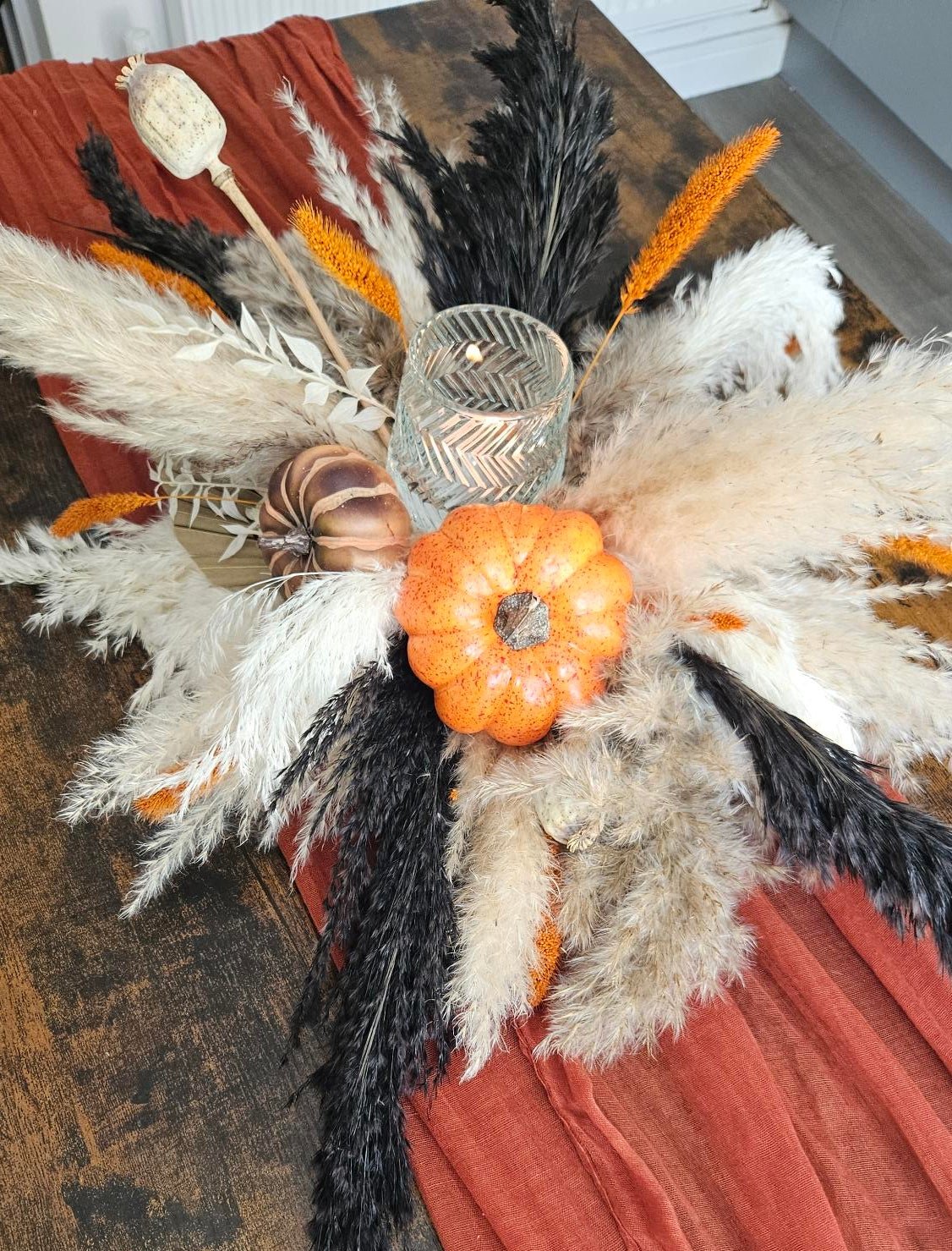 Autumn Pampas Centrepiece