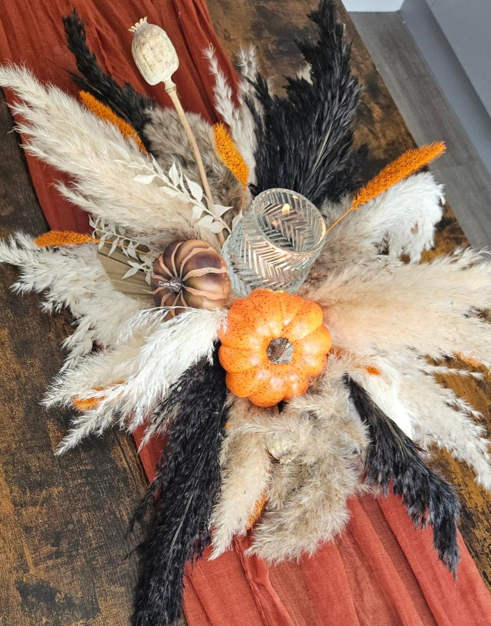 Autumn Pampas Centrepiece