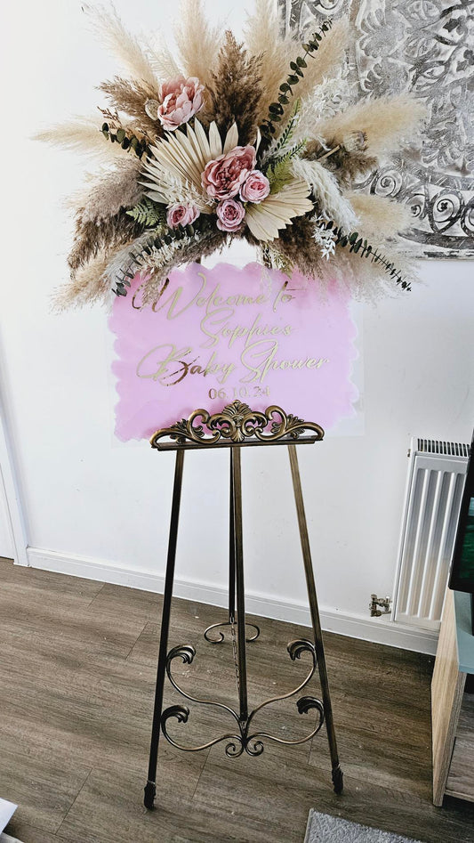 Acrylic Welcome Sign - One Day Hire