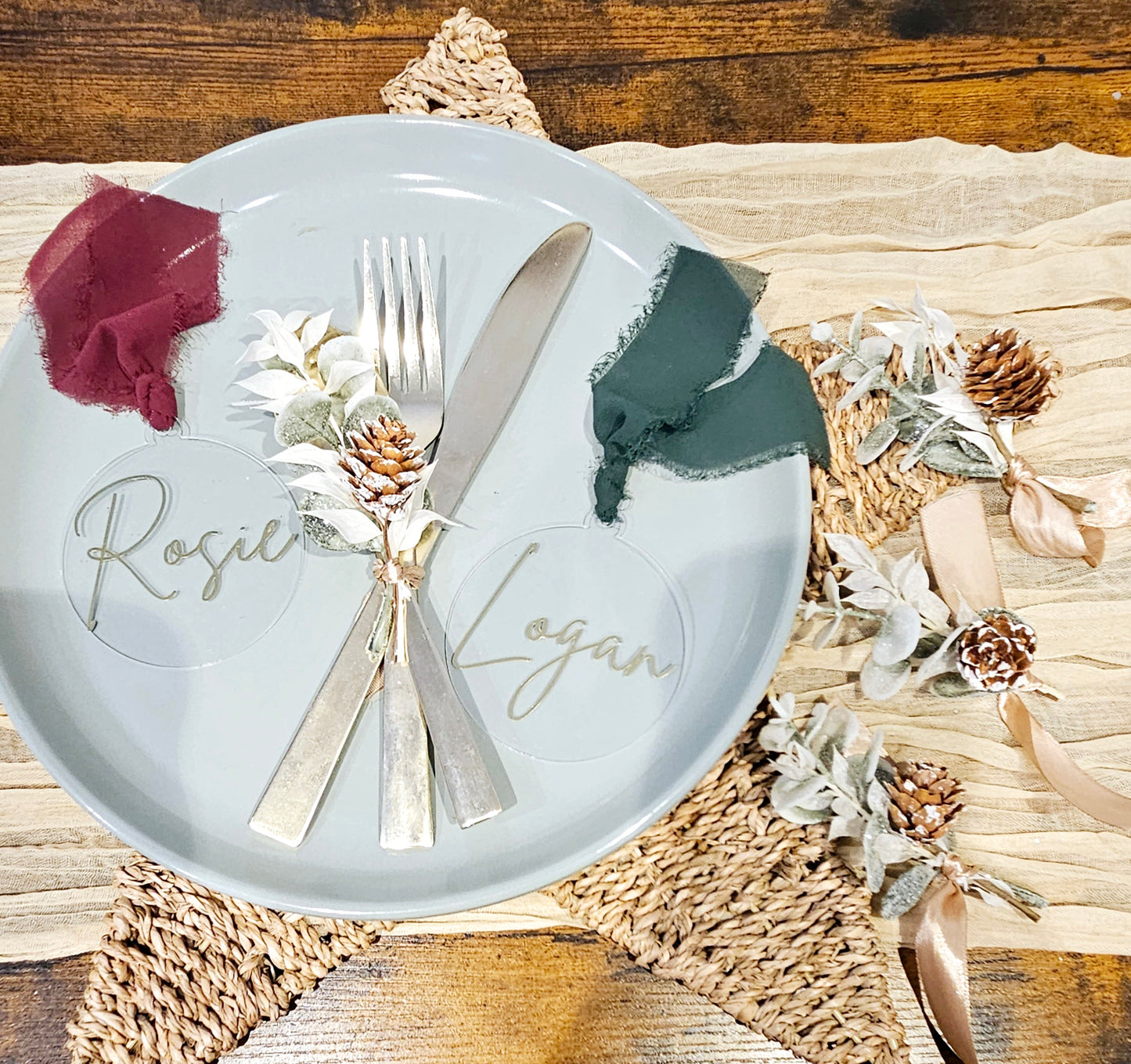 Christmas Table Name Tags