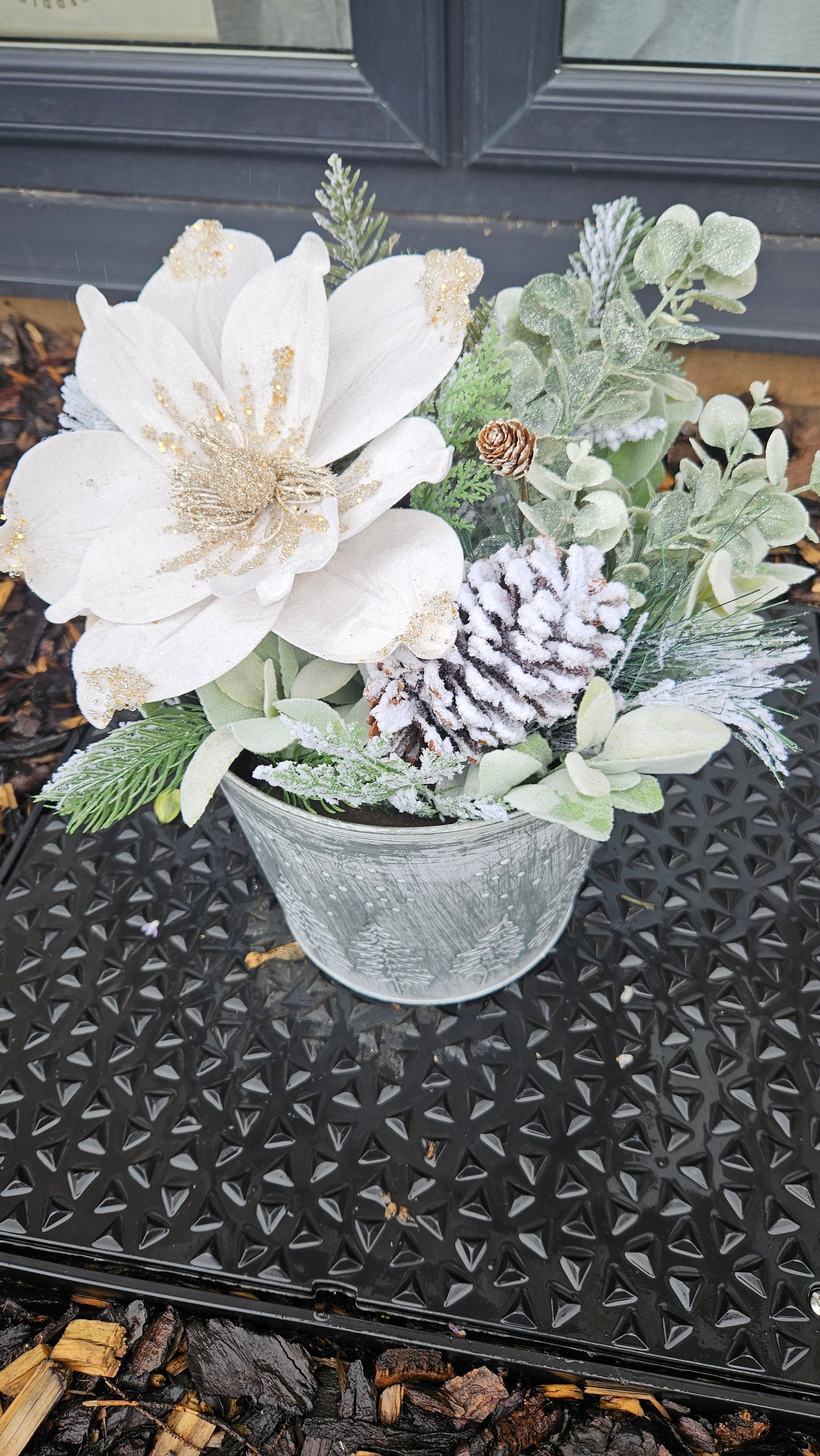 Christmas Bucket Planters