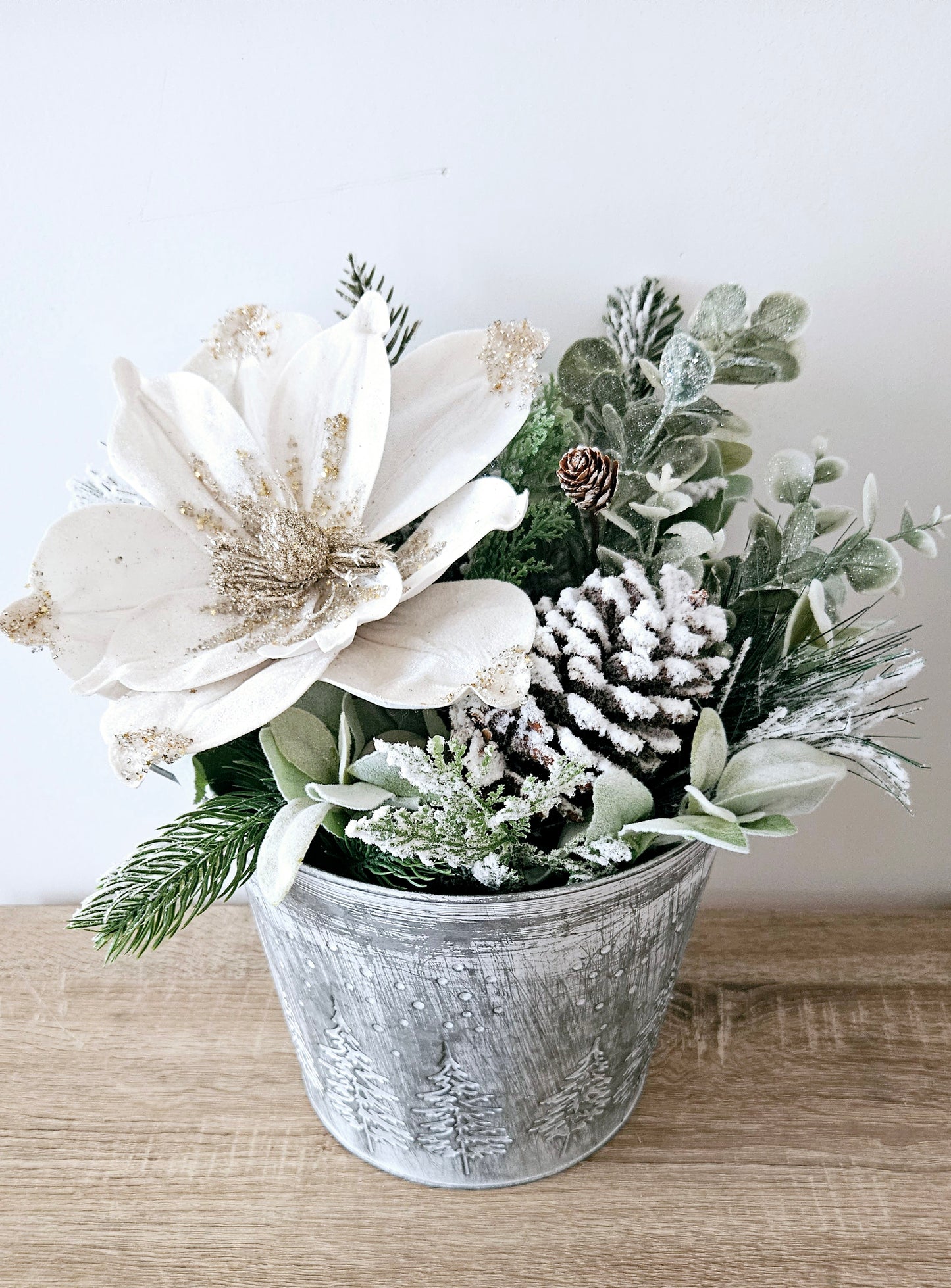 Christmas Bucket Planters