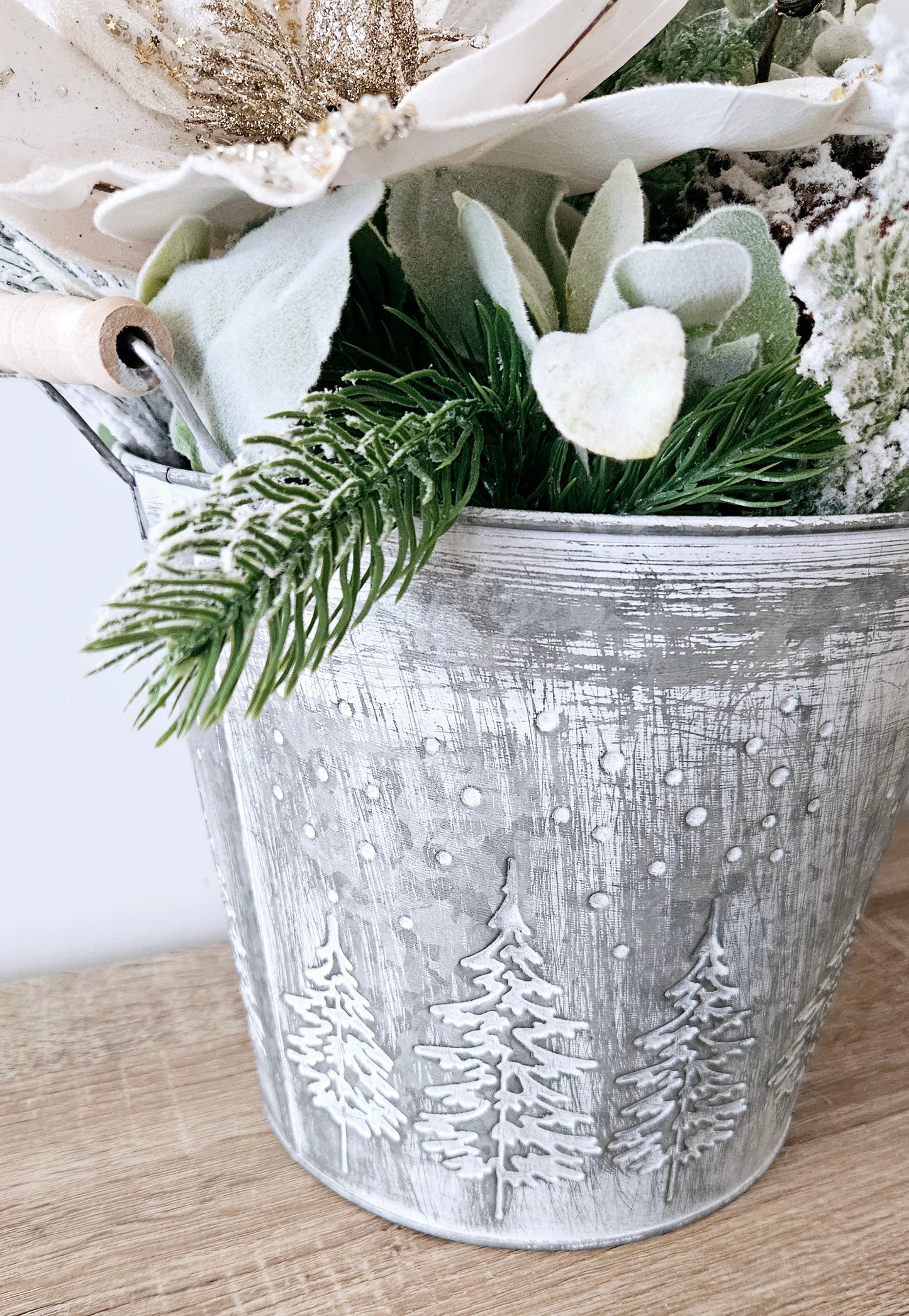 Christmas Bucket Planters