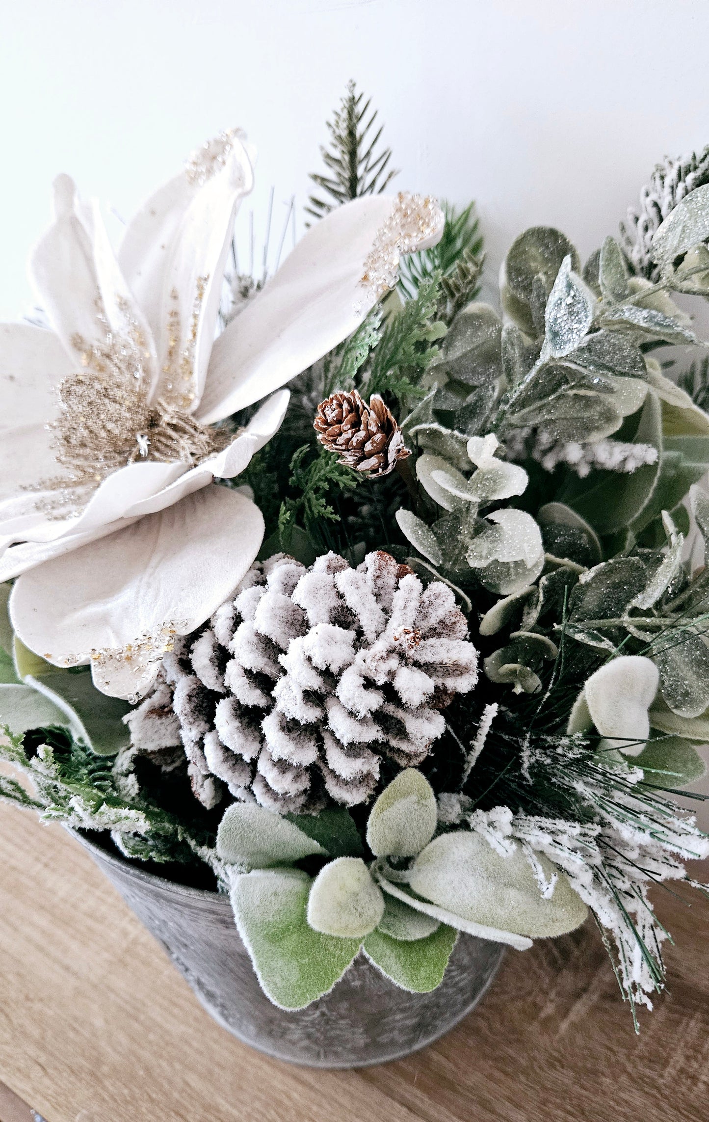 Christmas Bucket Planters