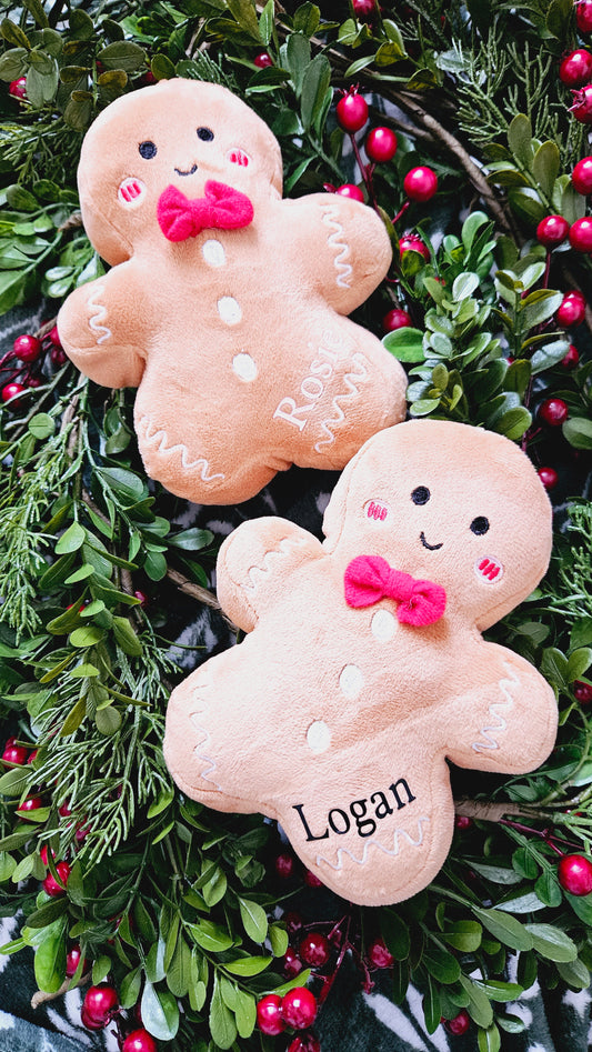 Christmas Gingerbread Man Plushie