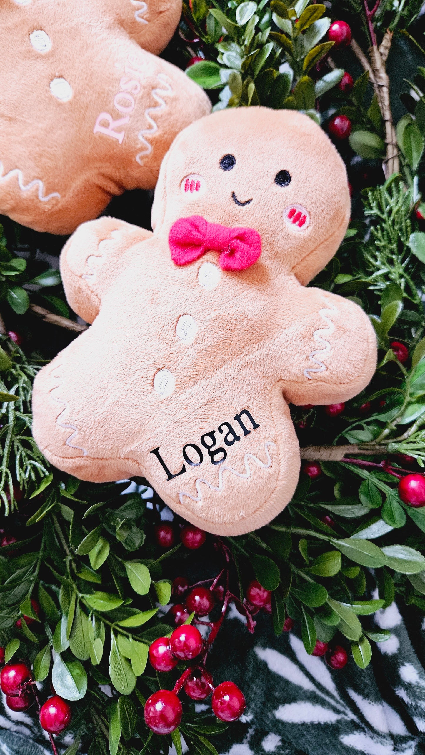 Christmas Gingerbread Man Plushie